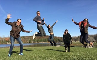About Earth's Friends Earth's Friends jumping for joy in NC