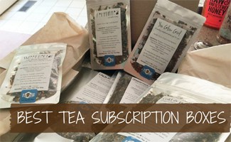 Tea bags in subscription box