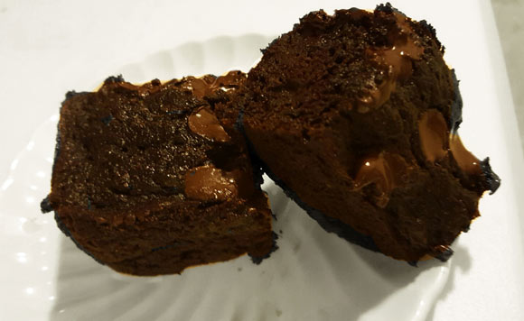 Deep Dark Double Chocolate Brownies