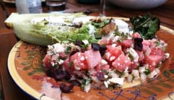 Grilled romaine