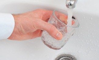 Water in glass