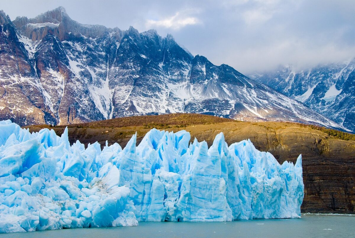 Glaciers in Patagonia.