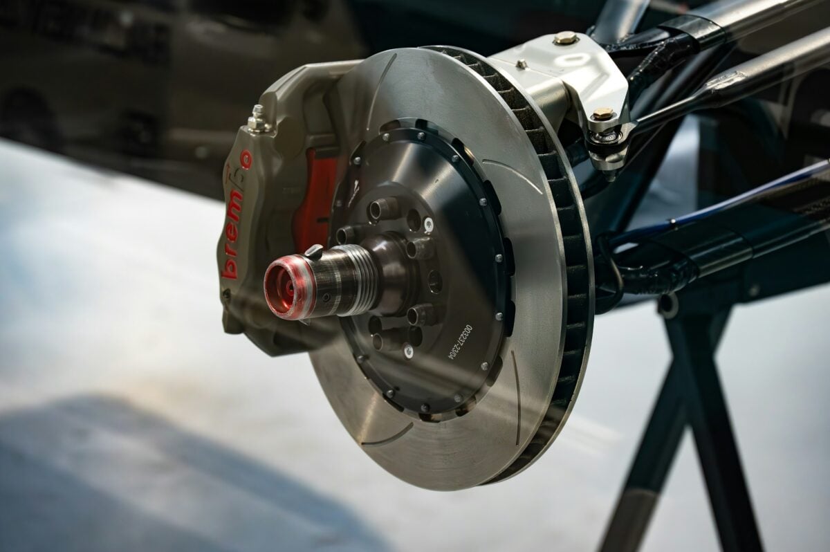 A car brake rotor.
