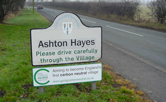 Ashton Hayes sign