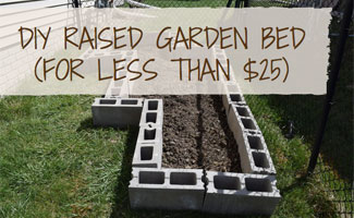 Raised garden bed